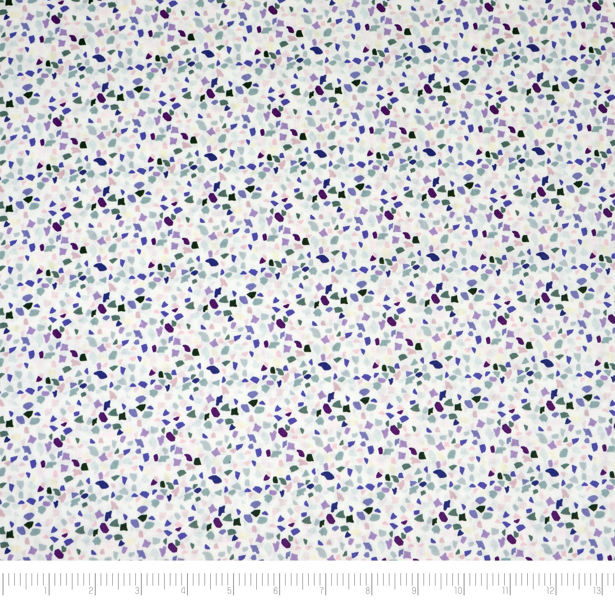 SINGER Purple Party Confetti Cotton Fabric